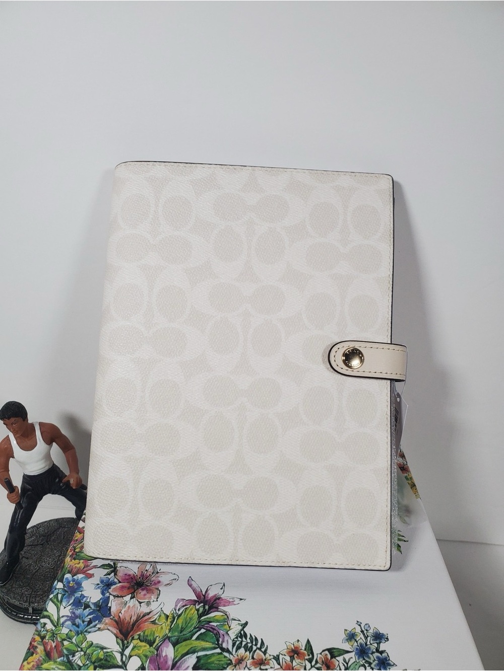 Coach Notebook In Signature Canvas NWT